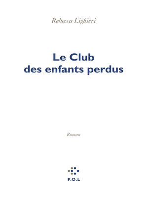 cover image of Le Club des enfants perdus